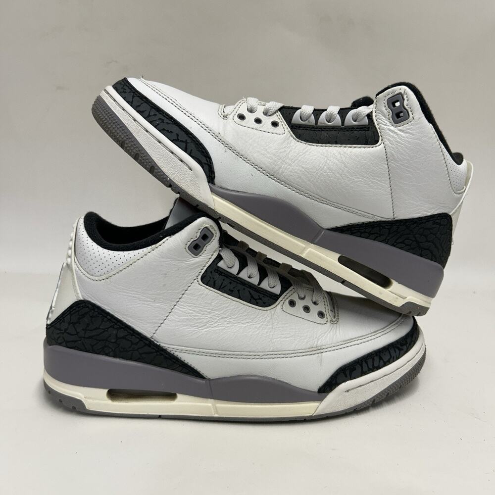Nike Air Jordan 3 Retro “Cement Grey White Fire Red”